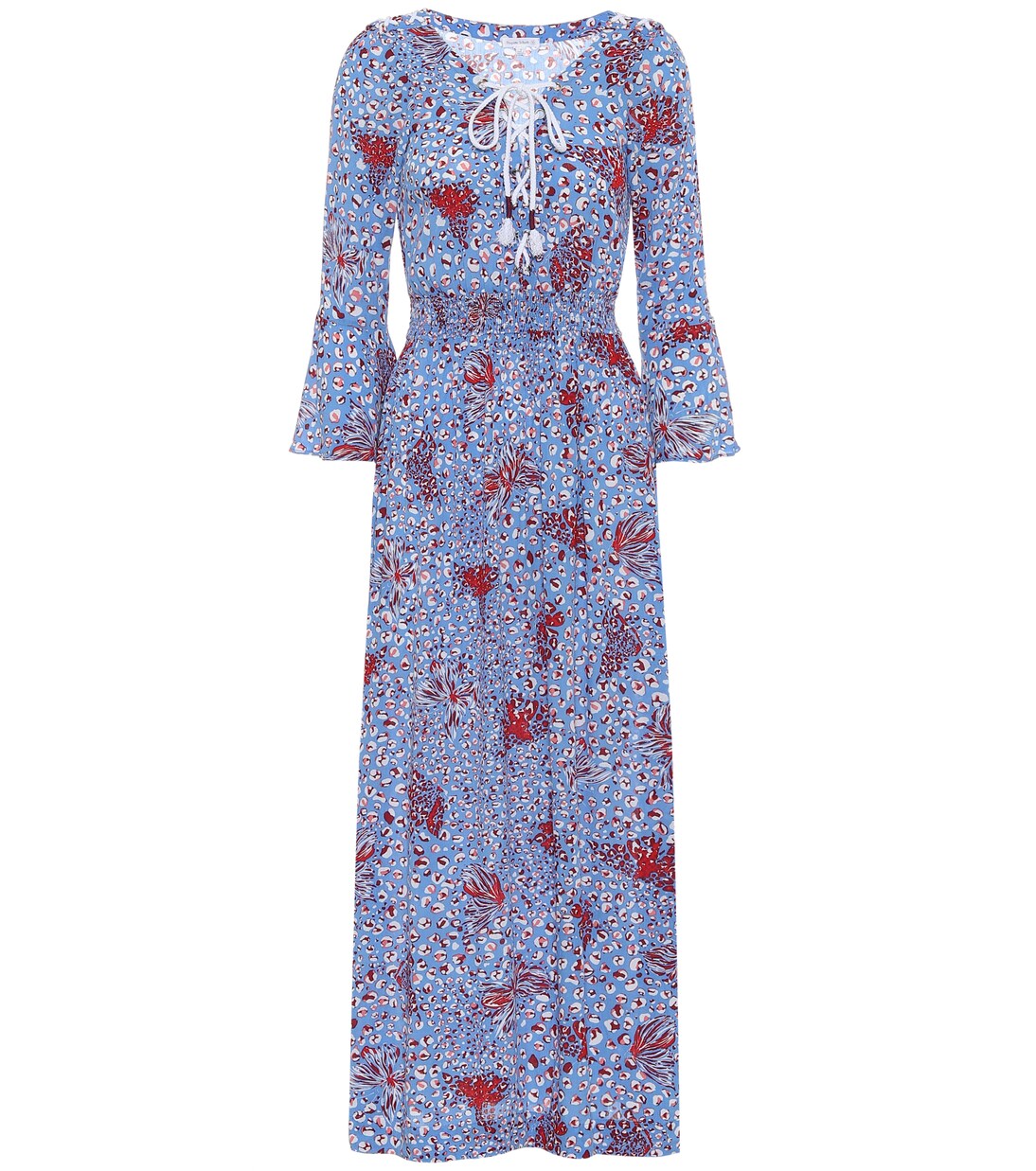 Robe midi Lucy imprimée | Poupette St Barth