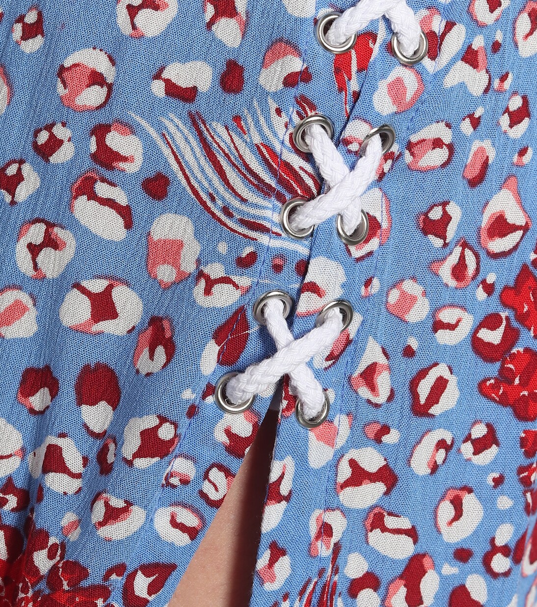 Robe midi Lucy imprimée | Poupette St Barth