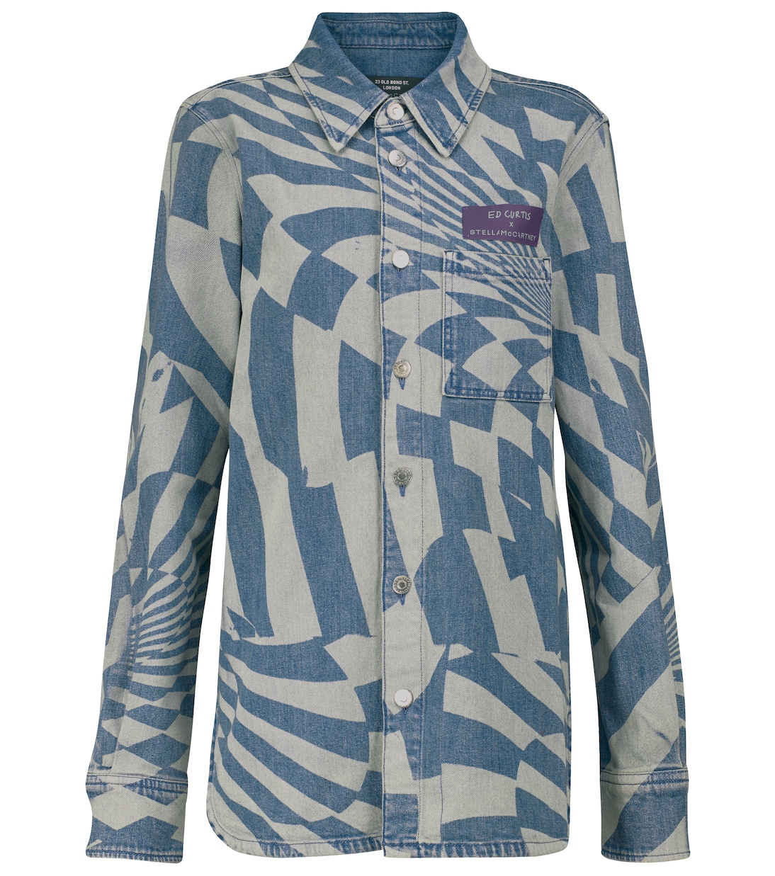 X Ed Curtis Bedrucktes Jeanshemd | Stella McCartney
