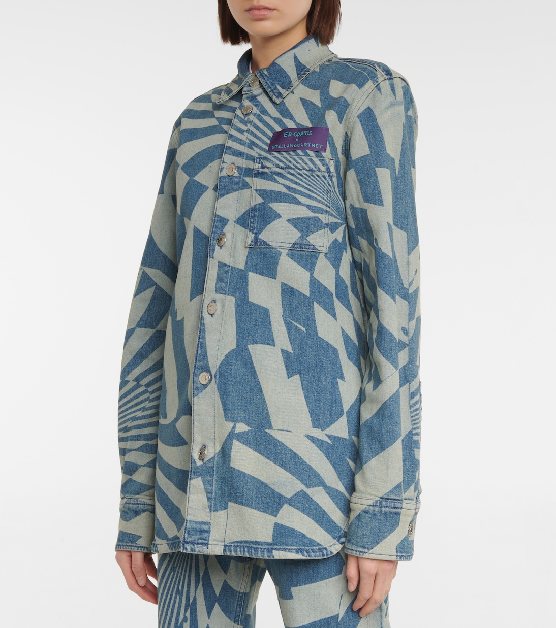 X Ed Curtis Bedrucktes Jeanshemd | Stella McCartney