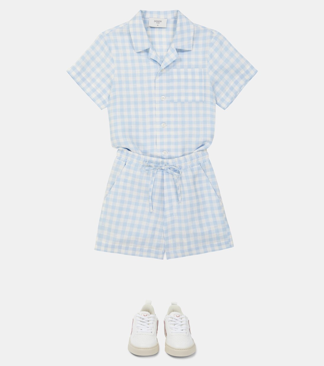 Picnic checked linen shirt | Paade Mode