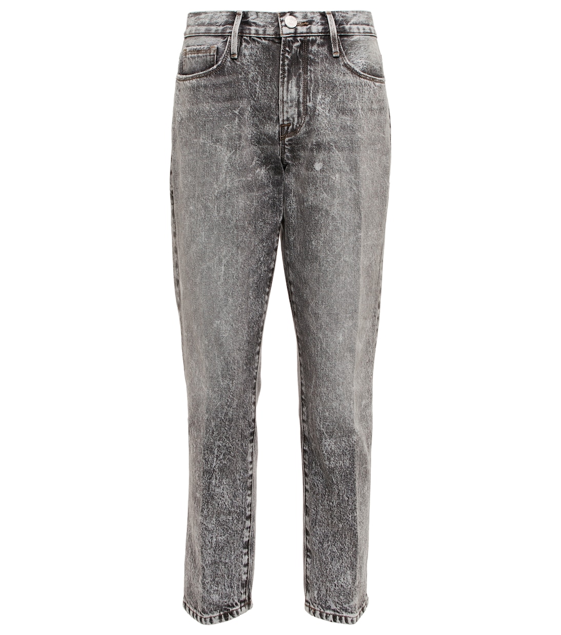 Mid-Rise Straight Jeans Le Nouveau | Frame