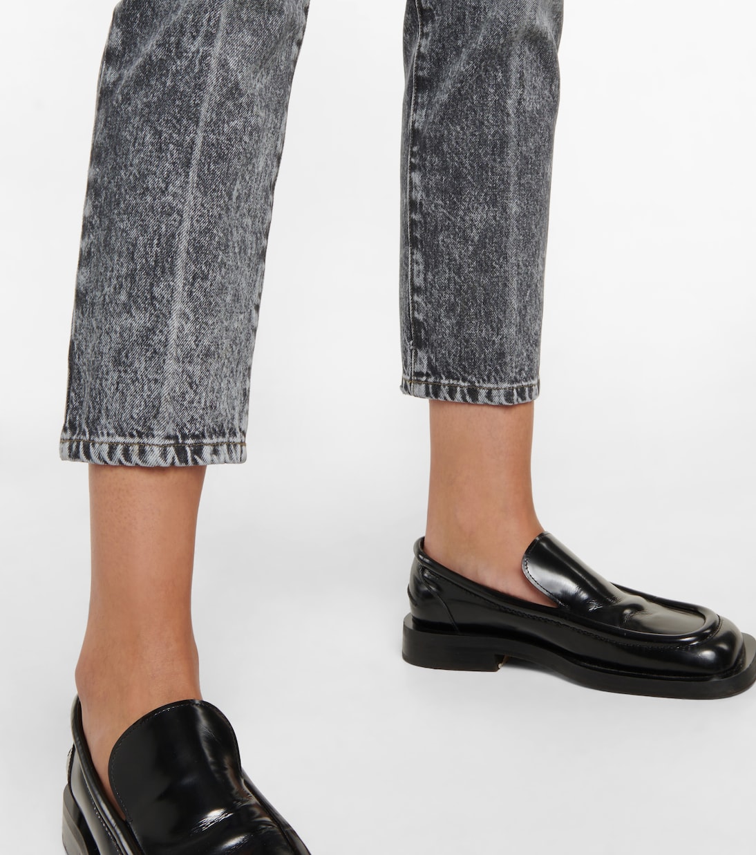 Mid-Rise Straight Jeans Le Nouveau | Frame