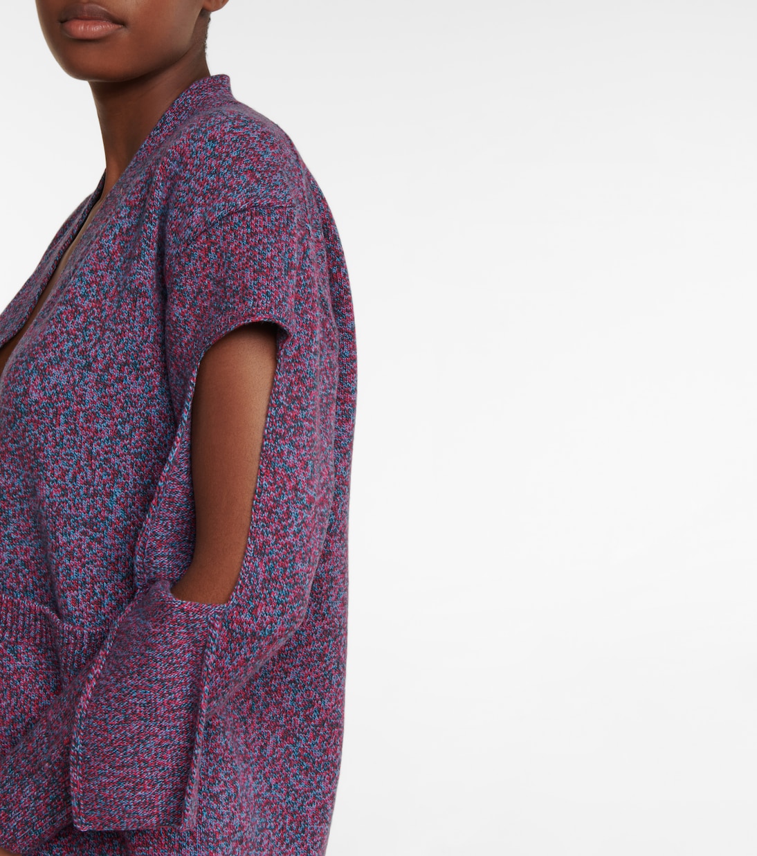 Deconstructed virgin wool cardigan | Christopher Kane