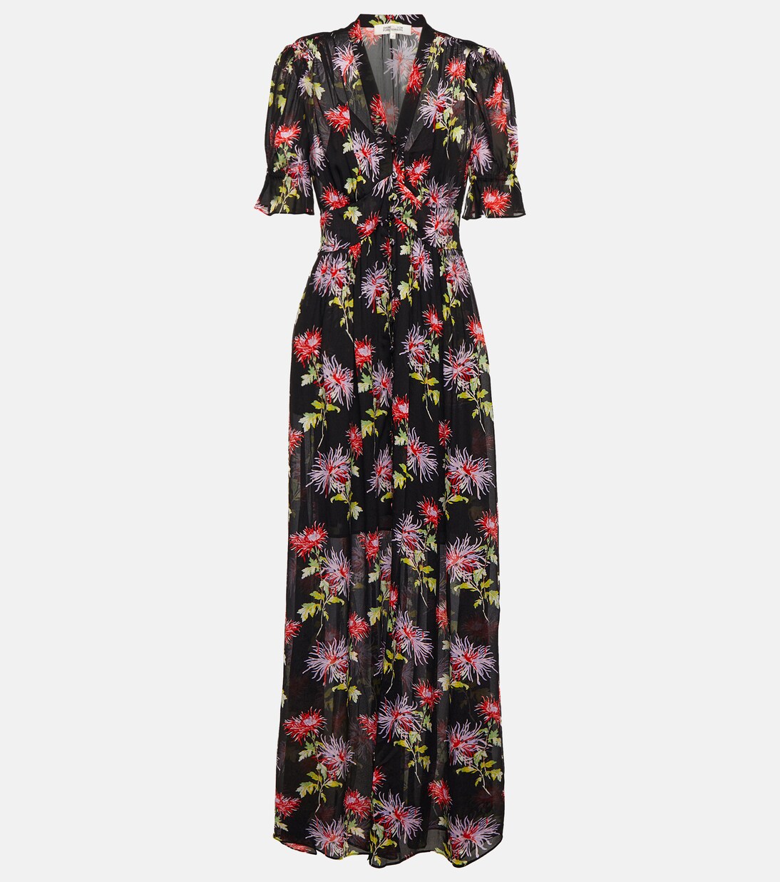 Robe longue Erica à fleurs | Diane von Furstenberg