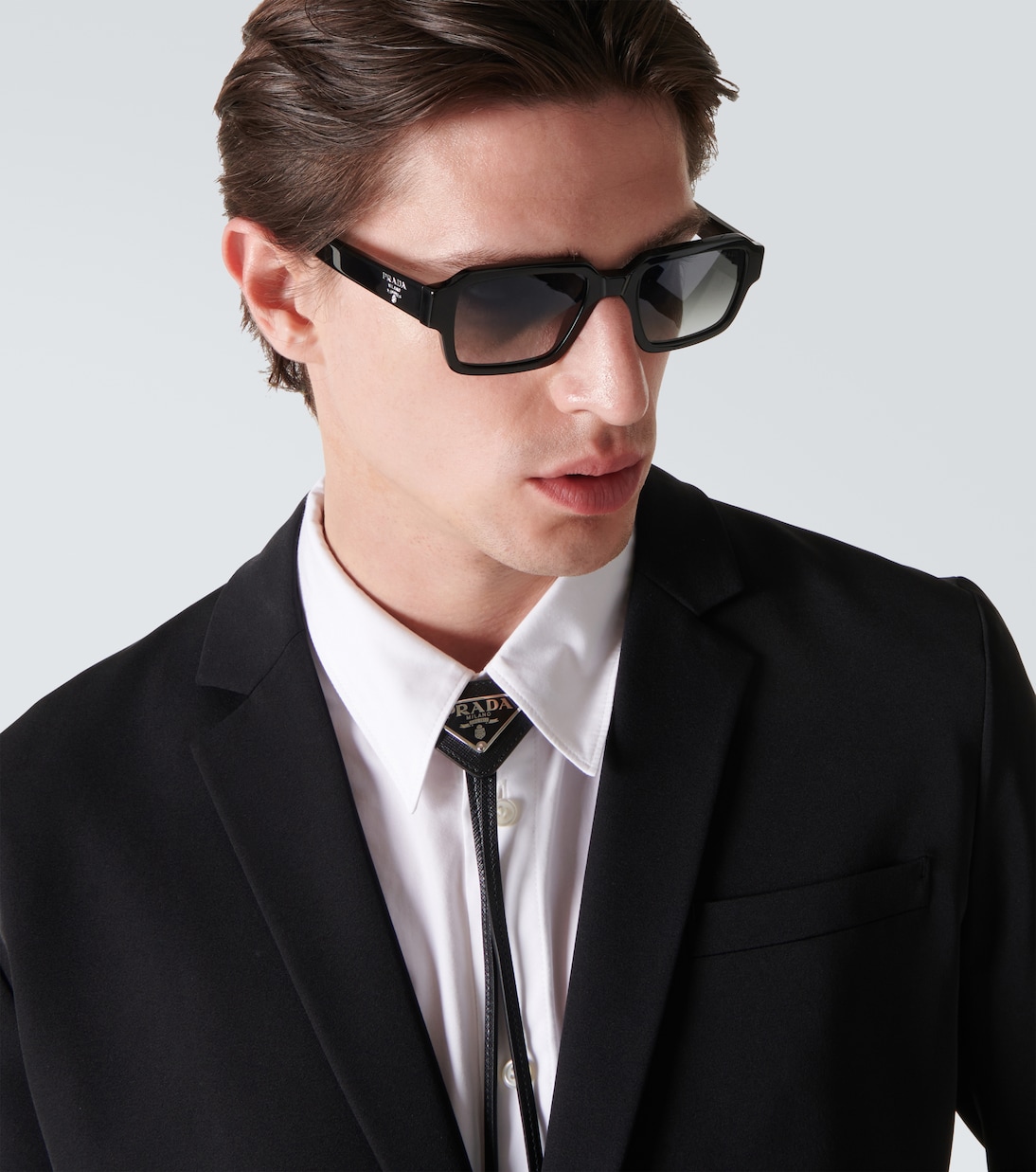 Lunettes de soleil carrées en acétate | Prada