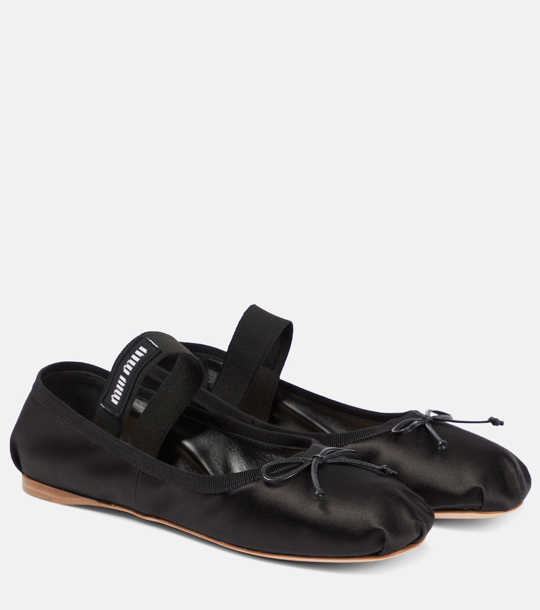 Ballerinas aus Satin | Miu Miu