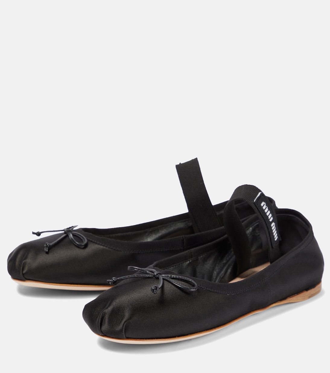 Ballerinas aus Satin | Miu Miu