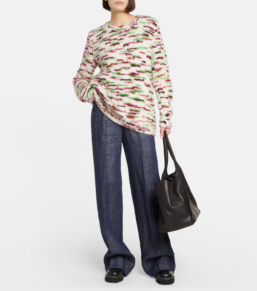 High-Rise-Hose aus Leinen | Gabriela Hearst