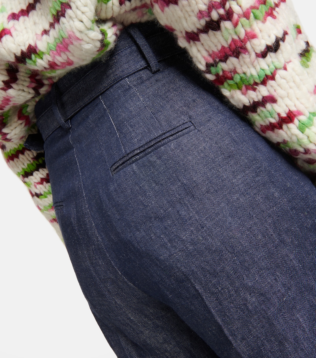 High-Rise-Hose aus Leinen | Gabriela Hearst