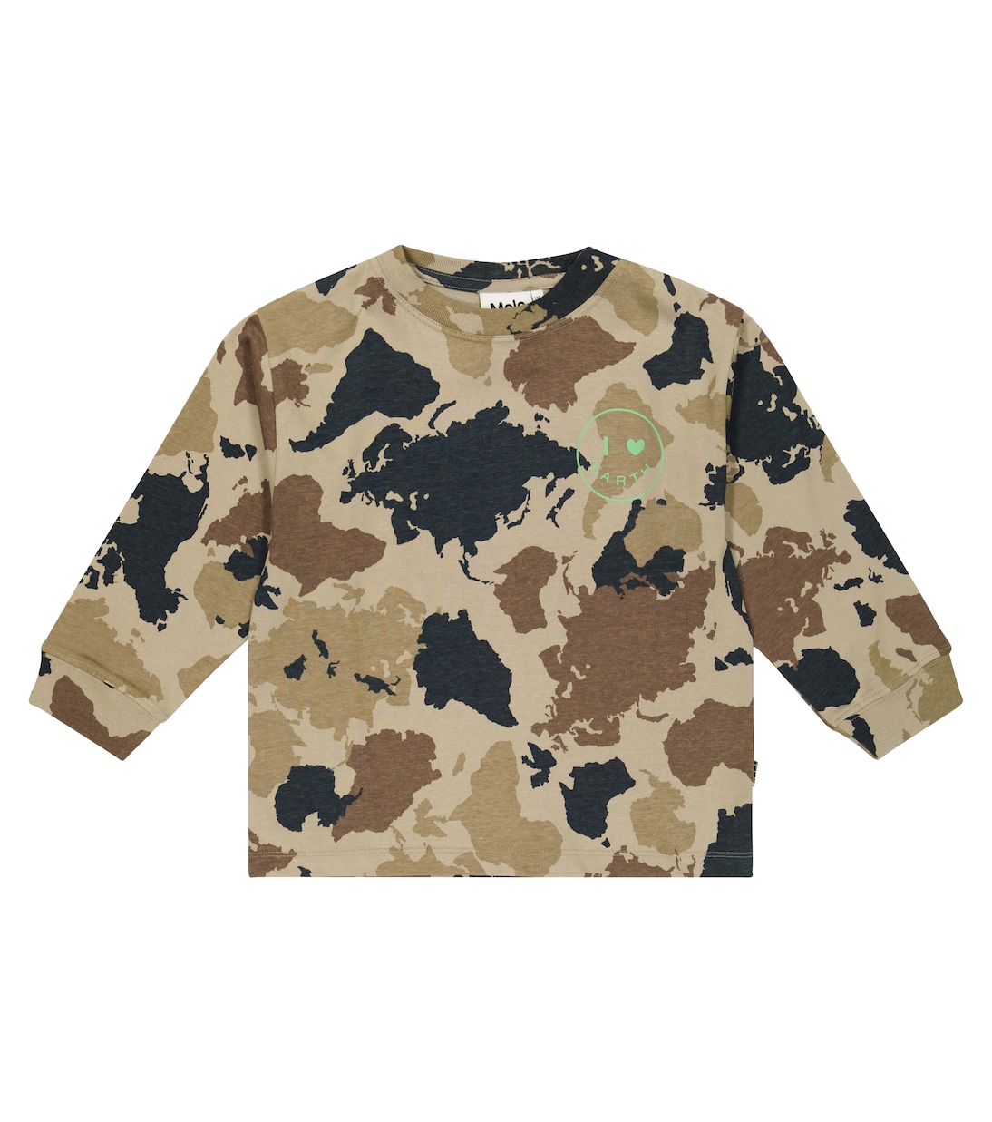 Rube printed cotton sweatshirt | Molo