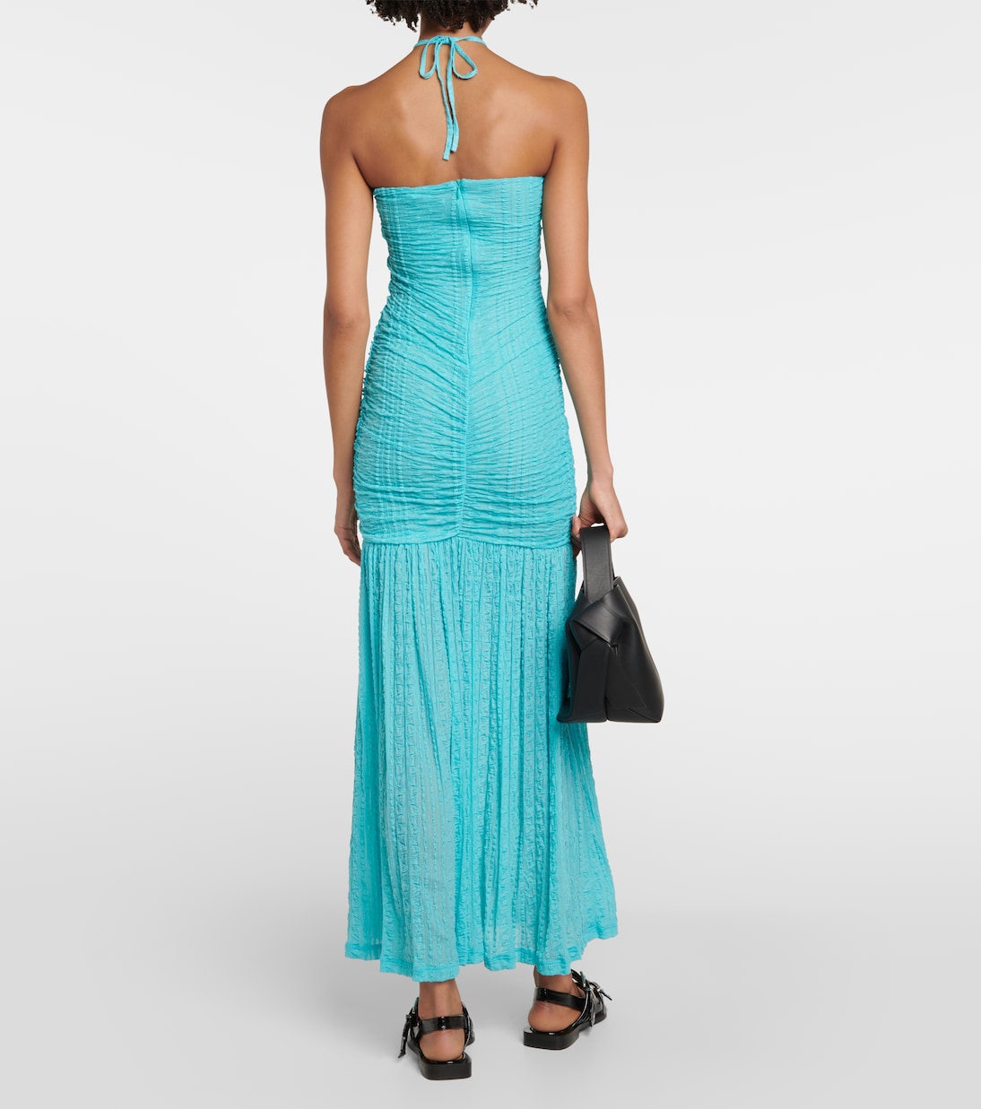 Robe midi en dentelle | Ganni