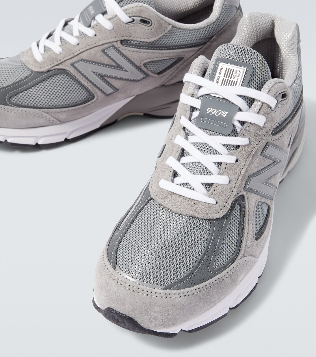 Made In USA 990 suede-trimmed sneakers | New Balance