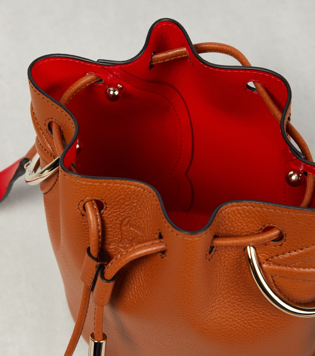 By My Side leather bucket bag | Christian Louboutin