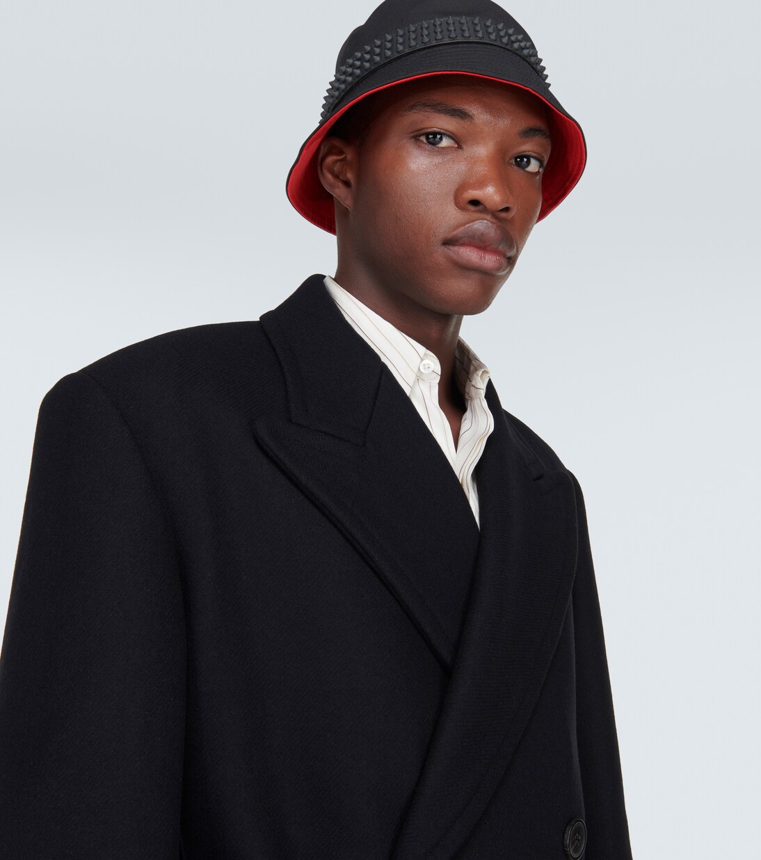 Bobino Spikes canvas bucket hat | Christian Louboutin