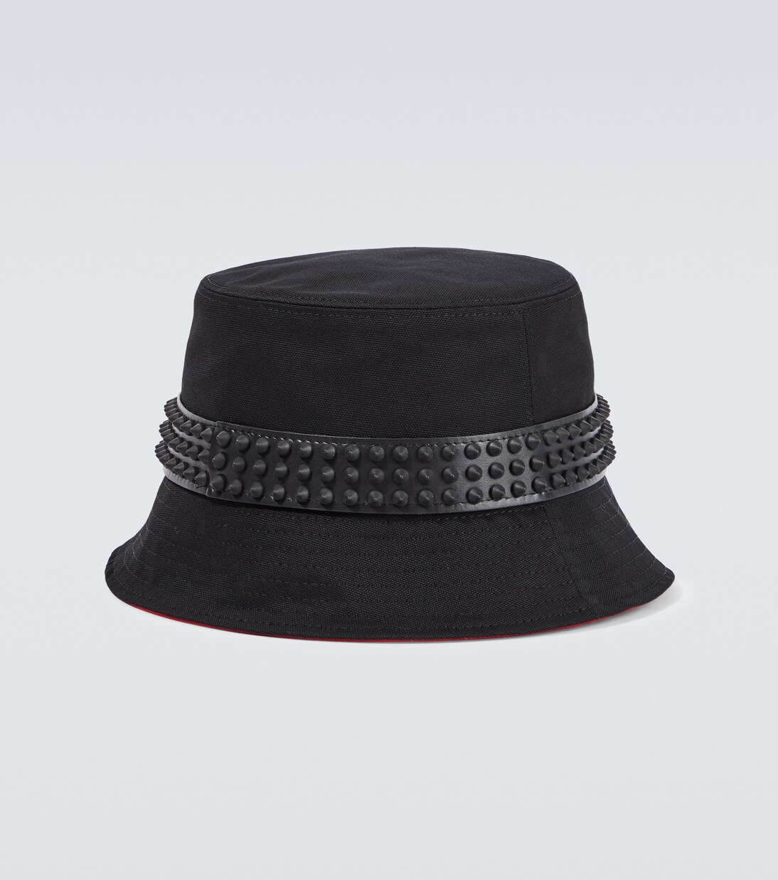 Bobino Spikes canvas bucket hat | Christian Louboutin