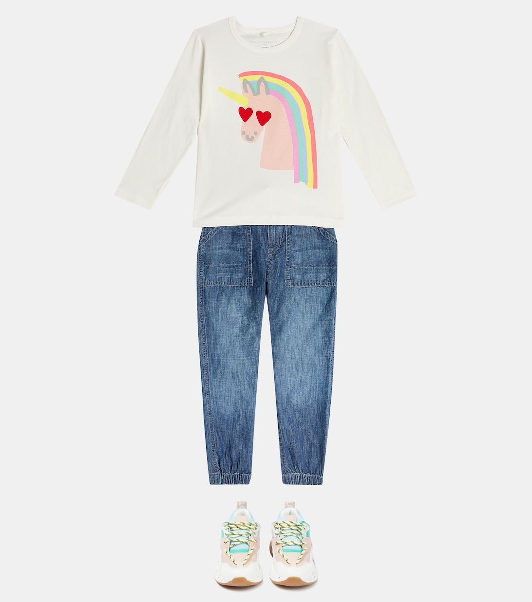 Printed cotton jersey T-shirt | Stella McCartney Kids