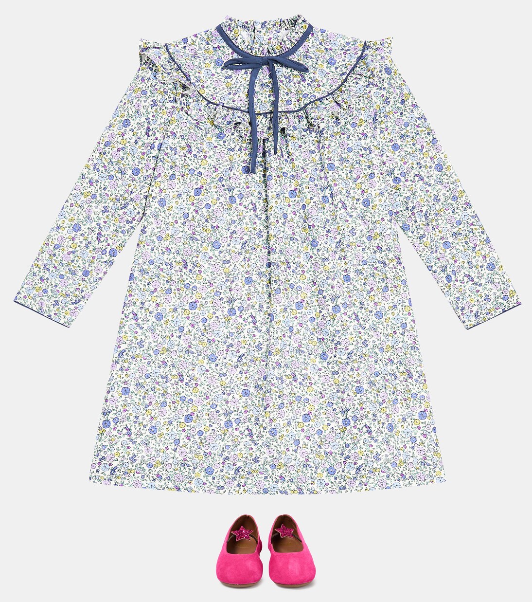 Mirta floral cotton dress | La Coqueta