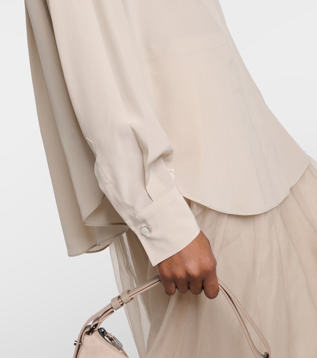 Verziertes Hemd aus Seide | Brunello Cucinelli