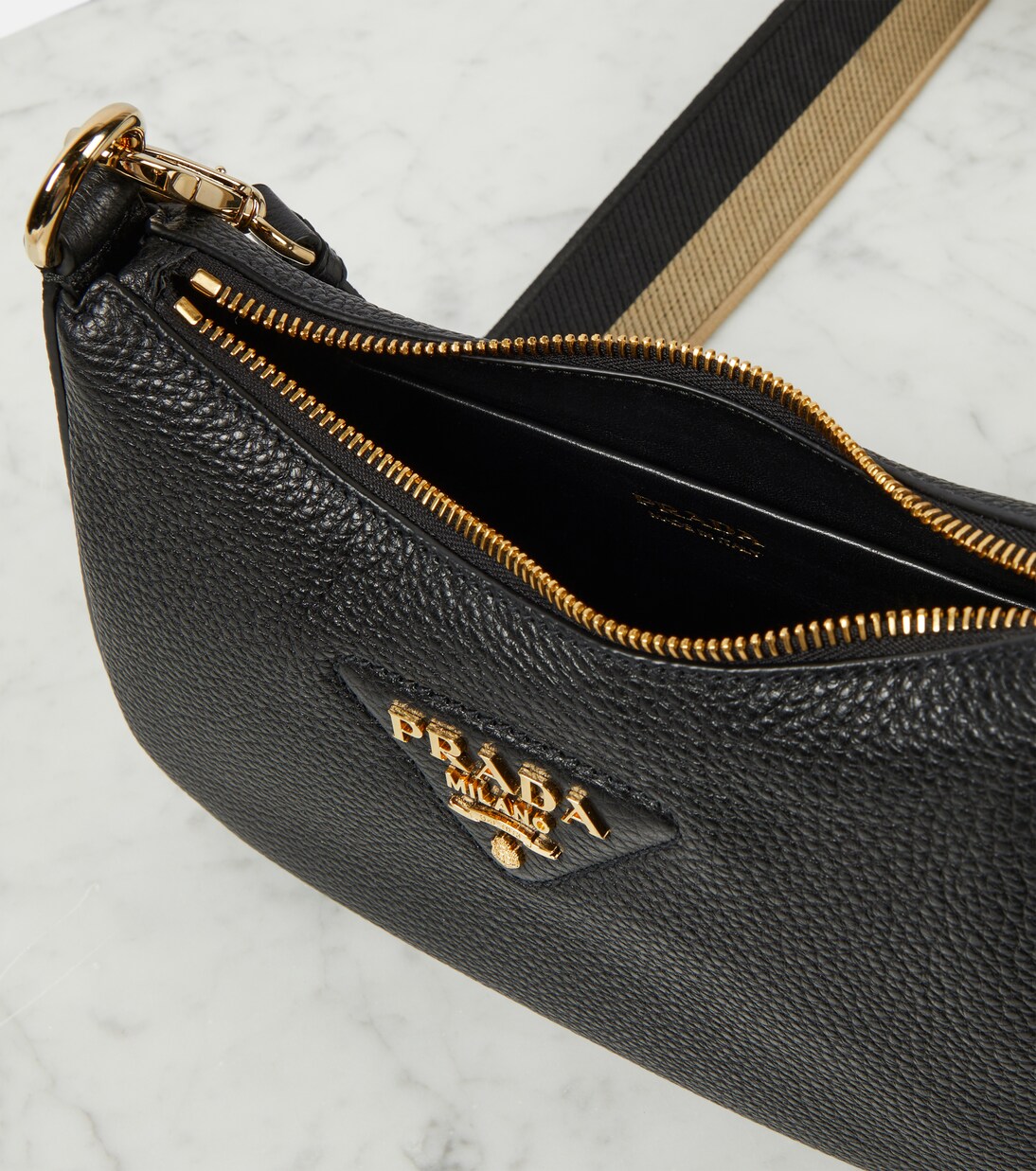 Schultertasche Small aus Leder | Prada