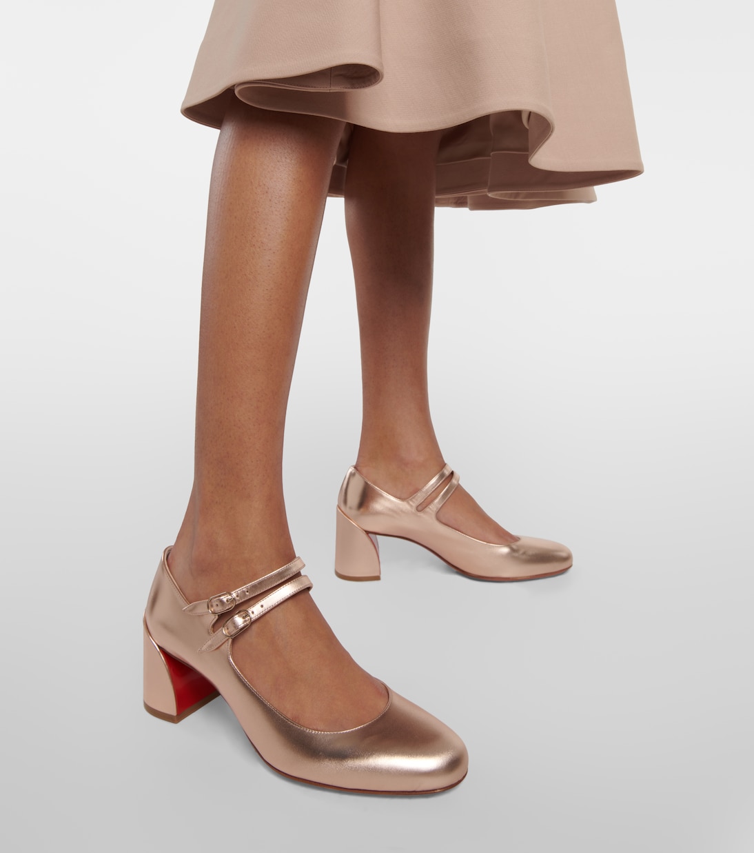 Miss Jane leather Mary Jane pumps | Christian Louboutin