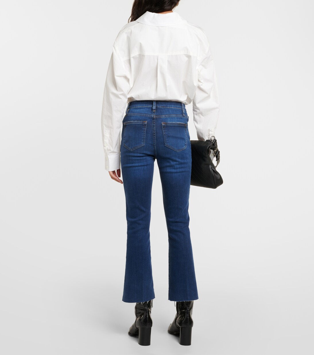 Mid-Rise Bootcut Jeans Le Crop Mini Boot | Frame