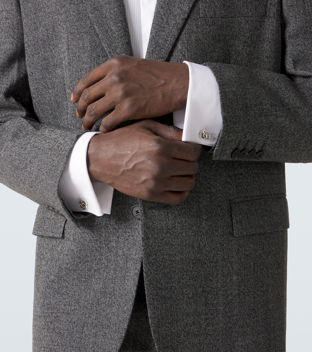 GG sterling silver cufflinks | Gucci