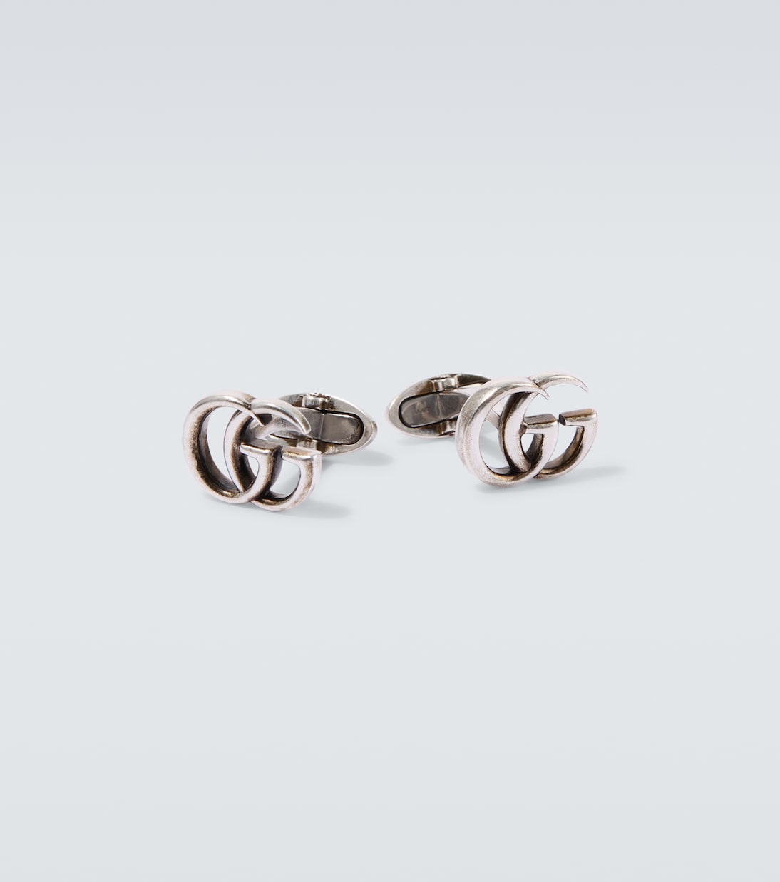 GG sterling silver cufflinks | Gucci