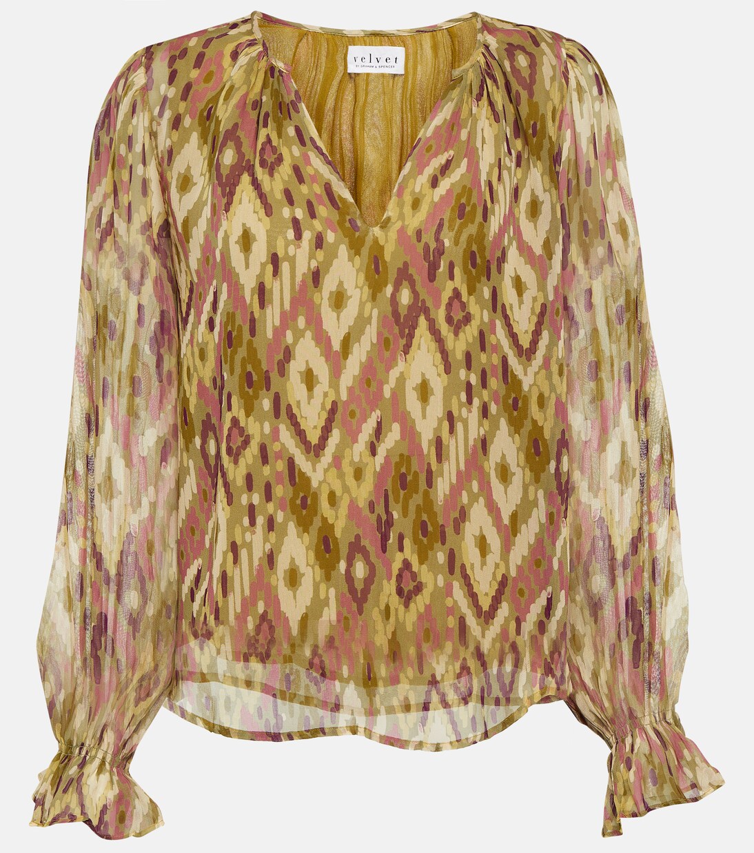 Kathy georgette blouse | Velvet