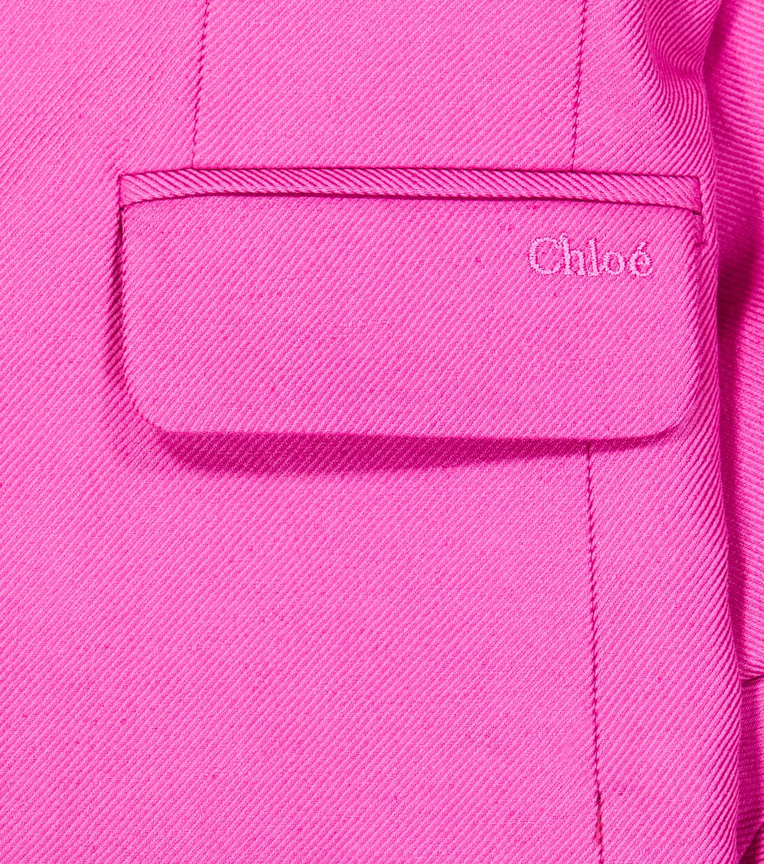 Linen and cotton suit jacket | Chloé Kids