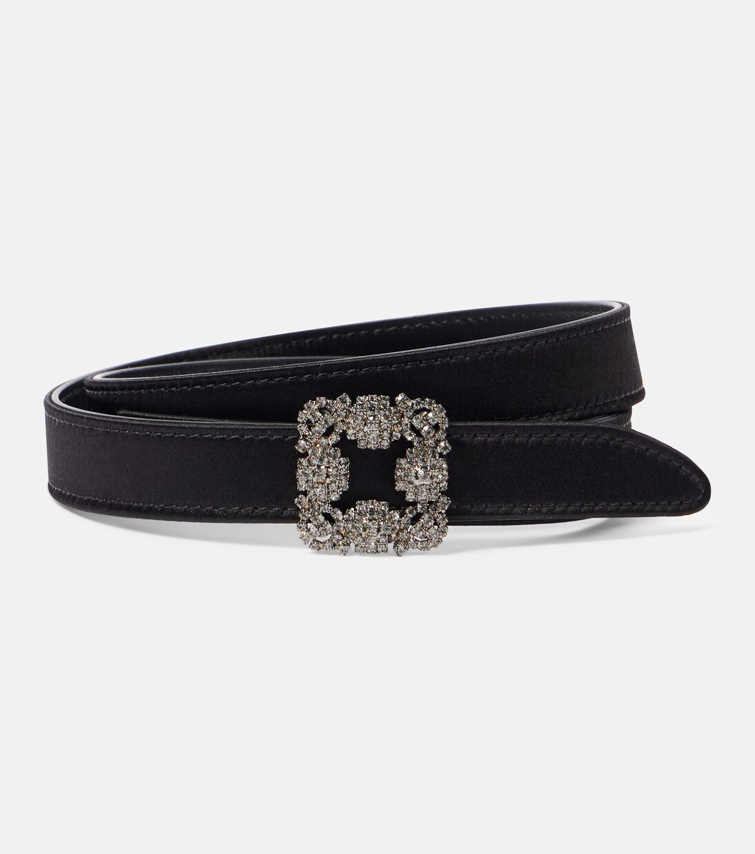 Hangisi embellished satin belt | Manolo Blahnik