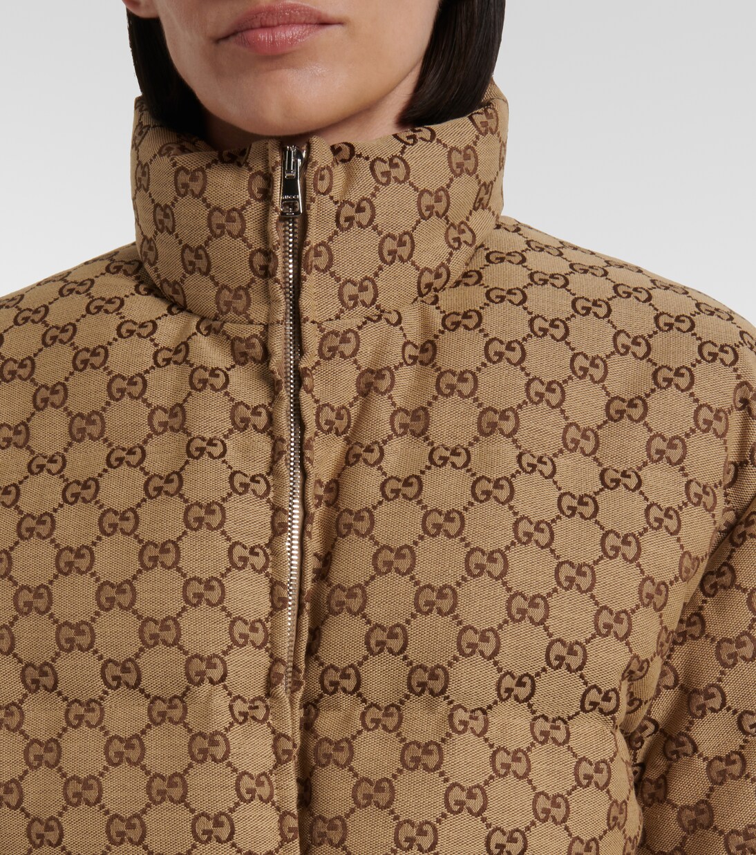 GG Canvas down jacket | Gucci