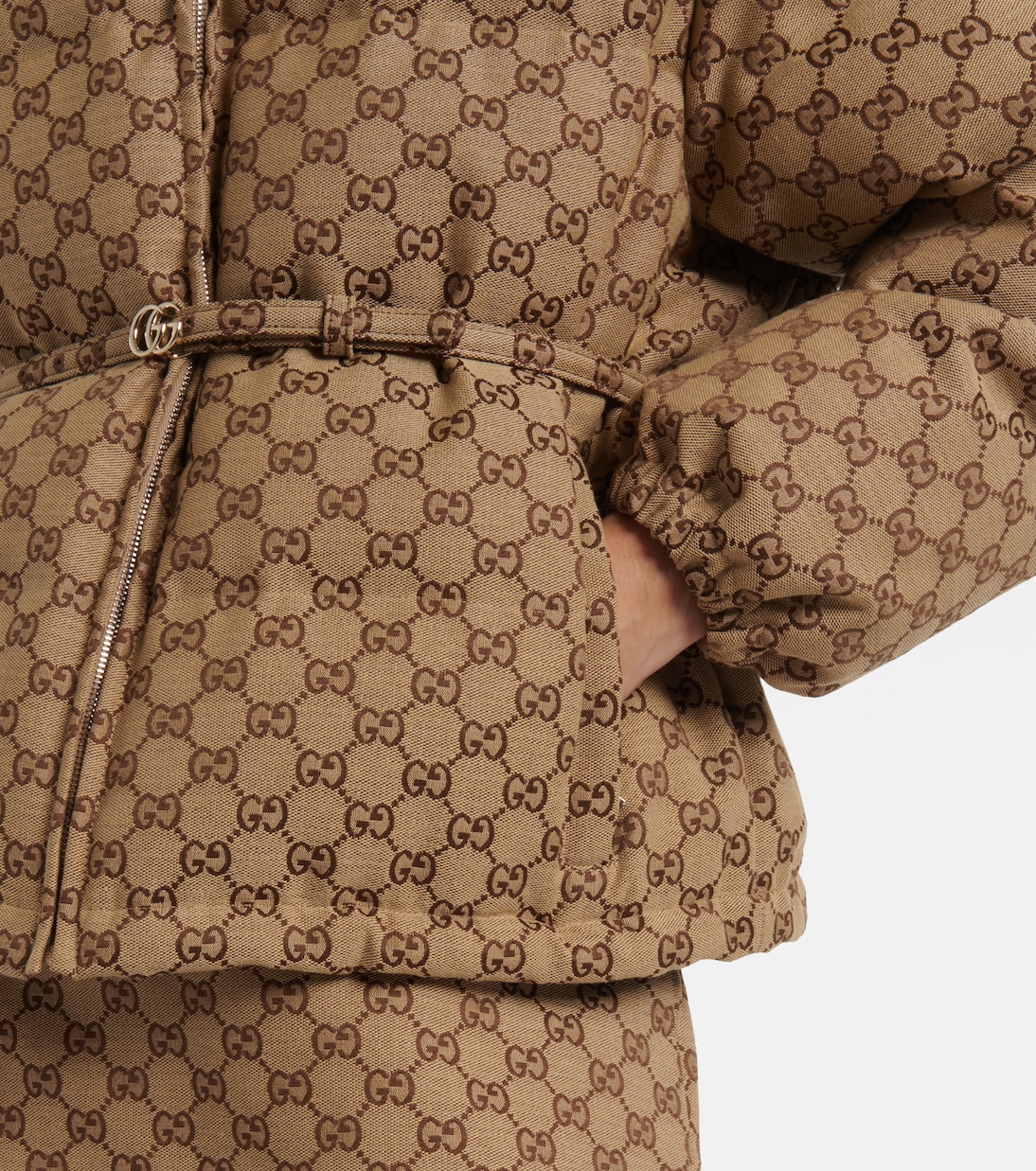 GG Canvas down jacket | Gucci