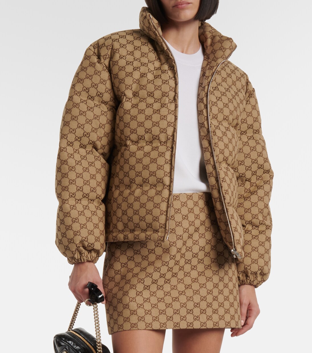 GG Canvas down jacket | Gucci