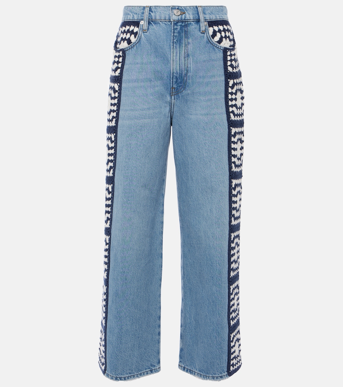 Straight Jeans Le Jane Crop Crochet | Frame