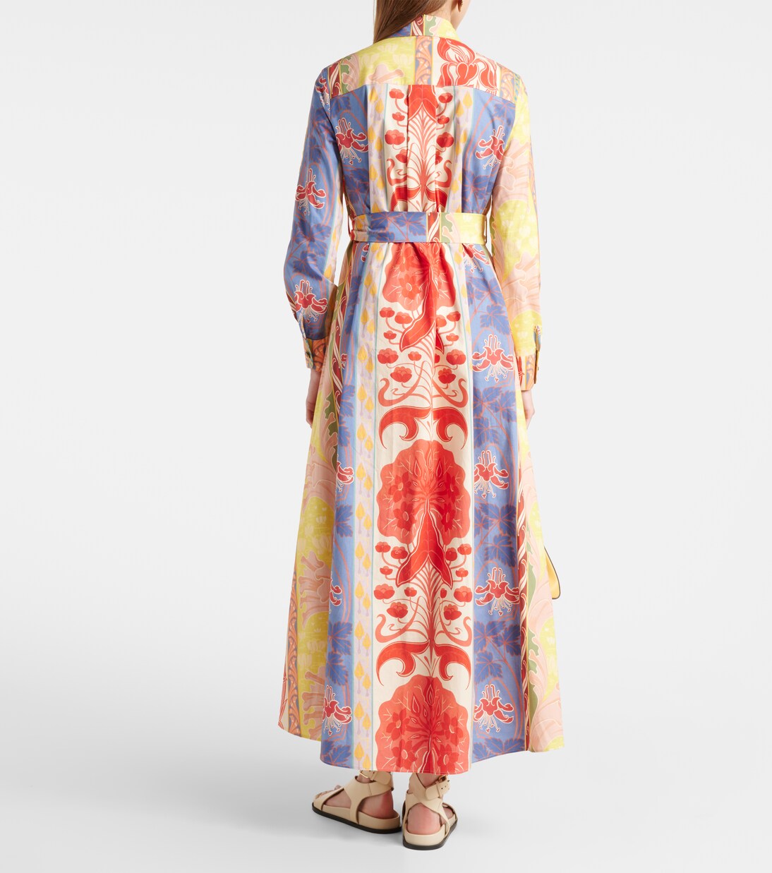 Robe chemise imprimée en coton mélangé | Etro