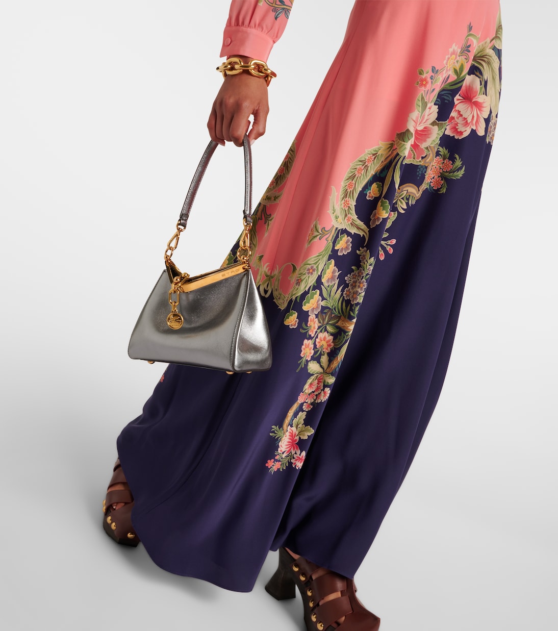 Maxirock aus Crêpe de Chine aus Seide | Etro