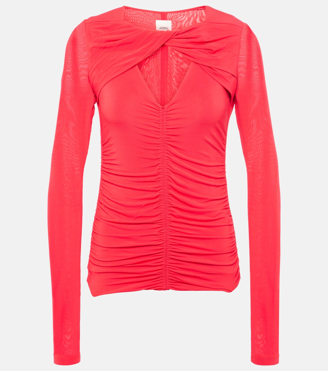Vandalia gathered jersey top | Isabel Marant