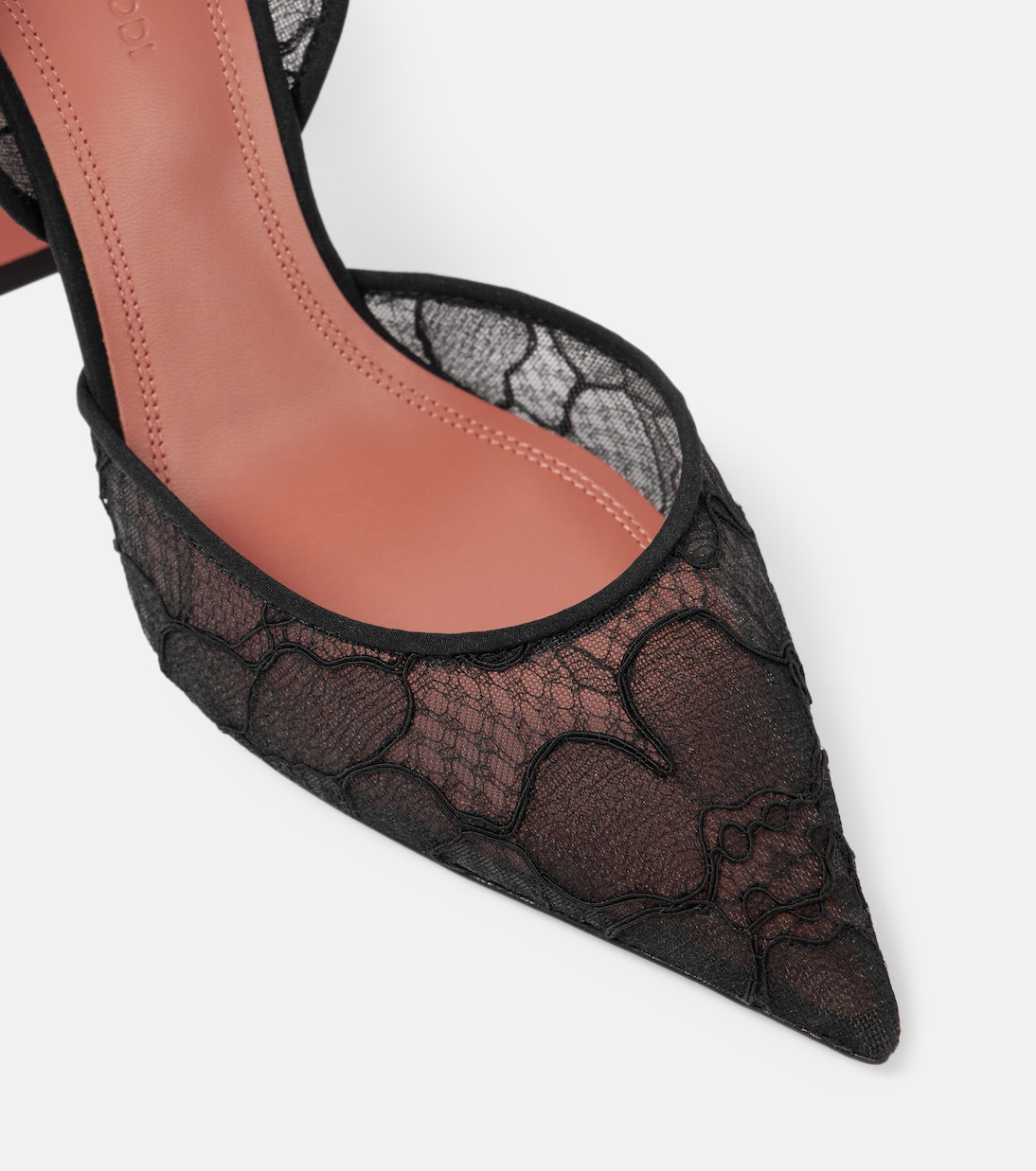Holli 95 lace slingback pumps | Amina Muaddi