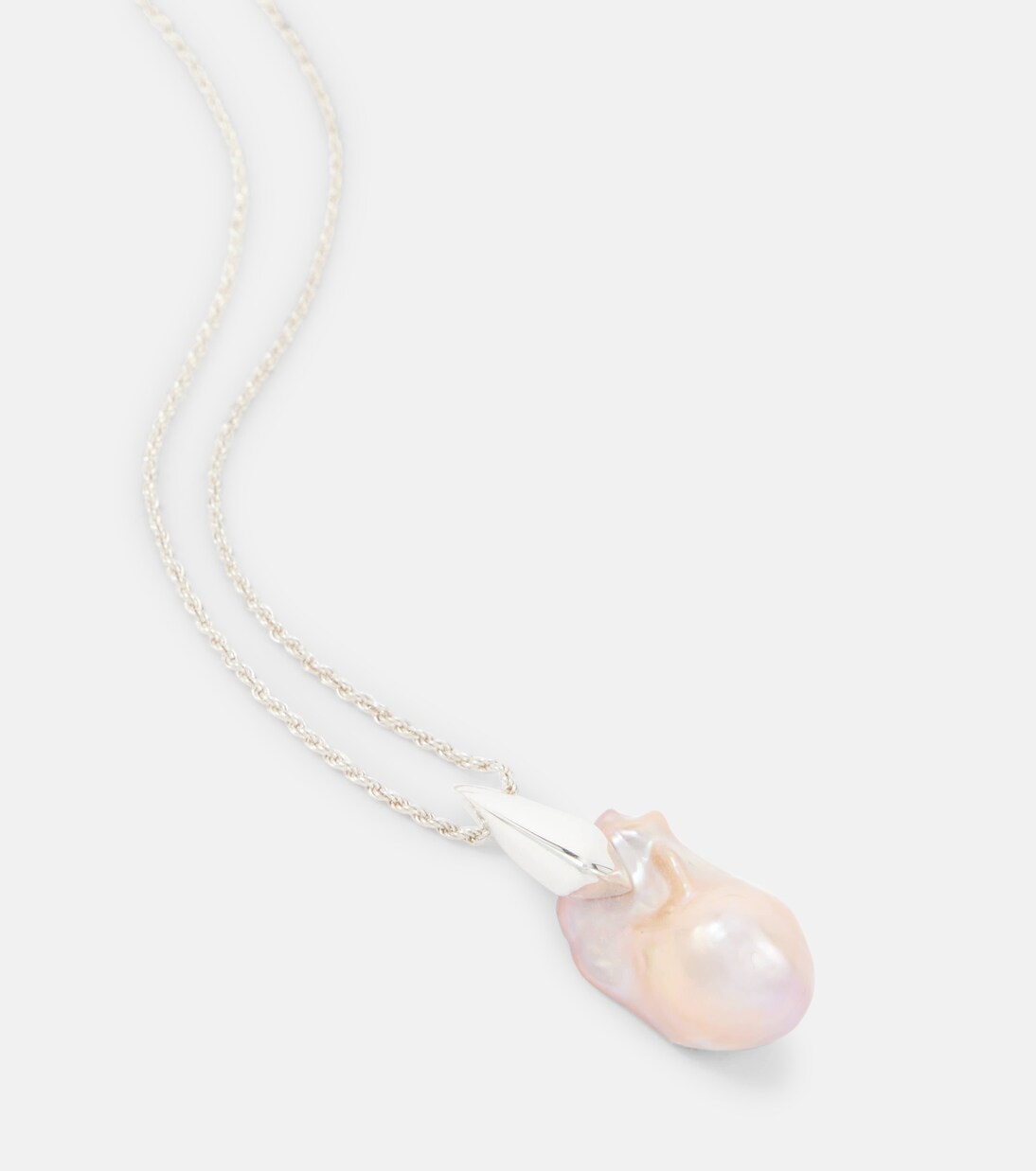 Collier en argent sterling et perle d'eau douce | Bottega Veneta