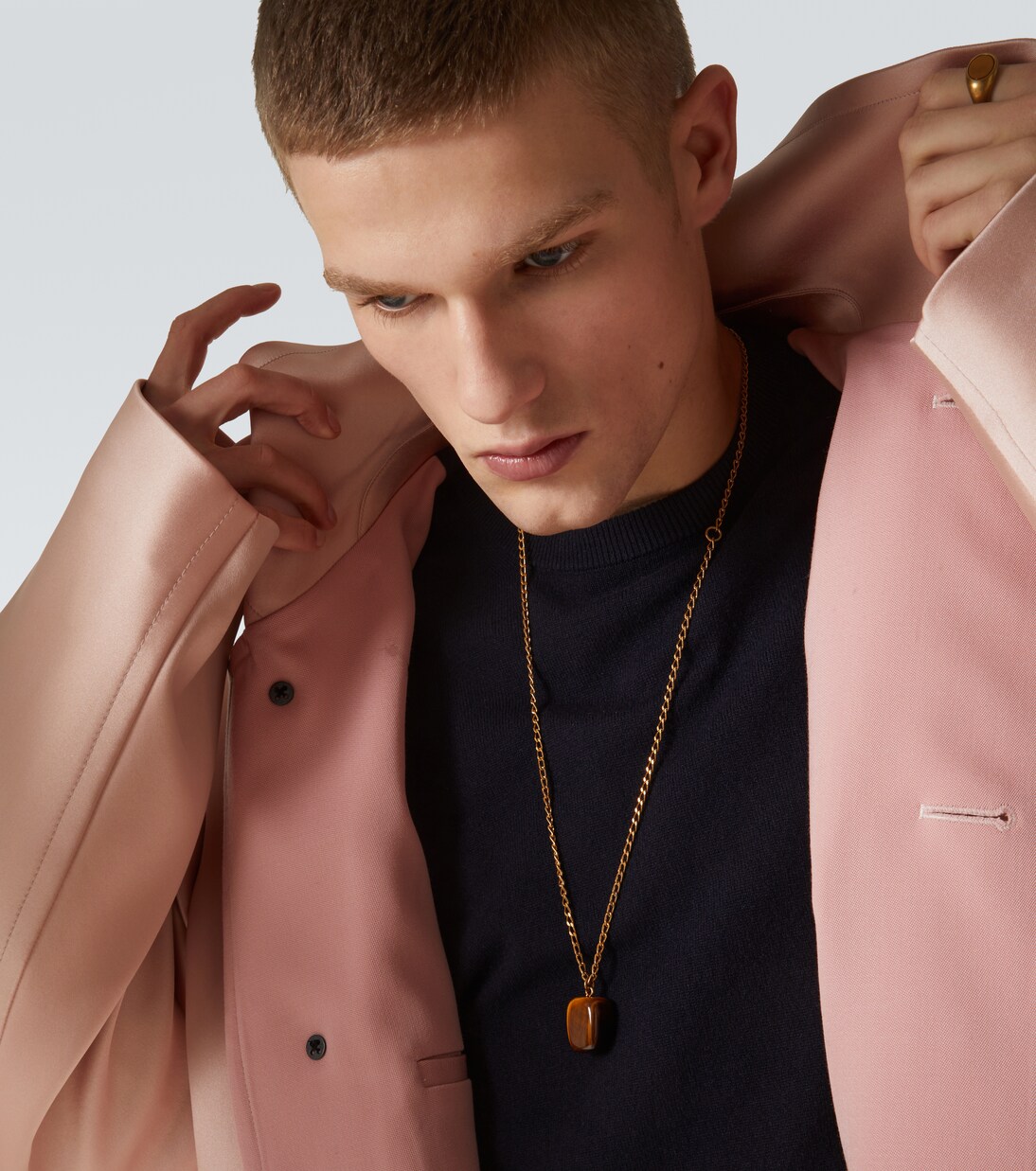 Gold-plated pendant necklace | Dries Van Noten