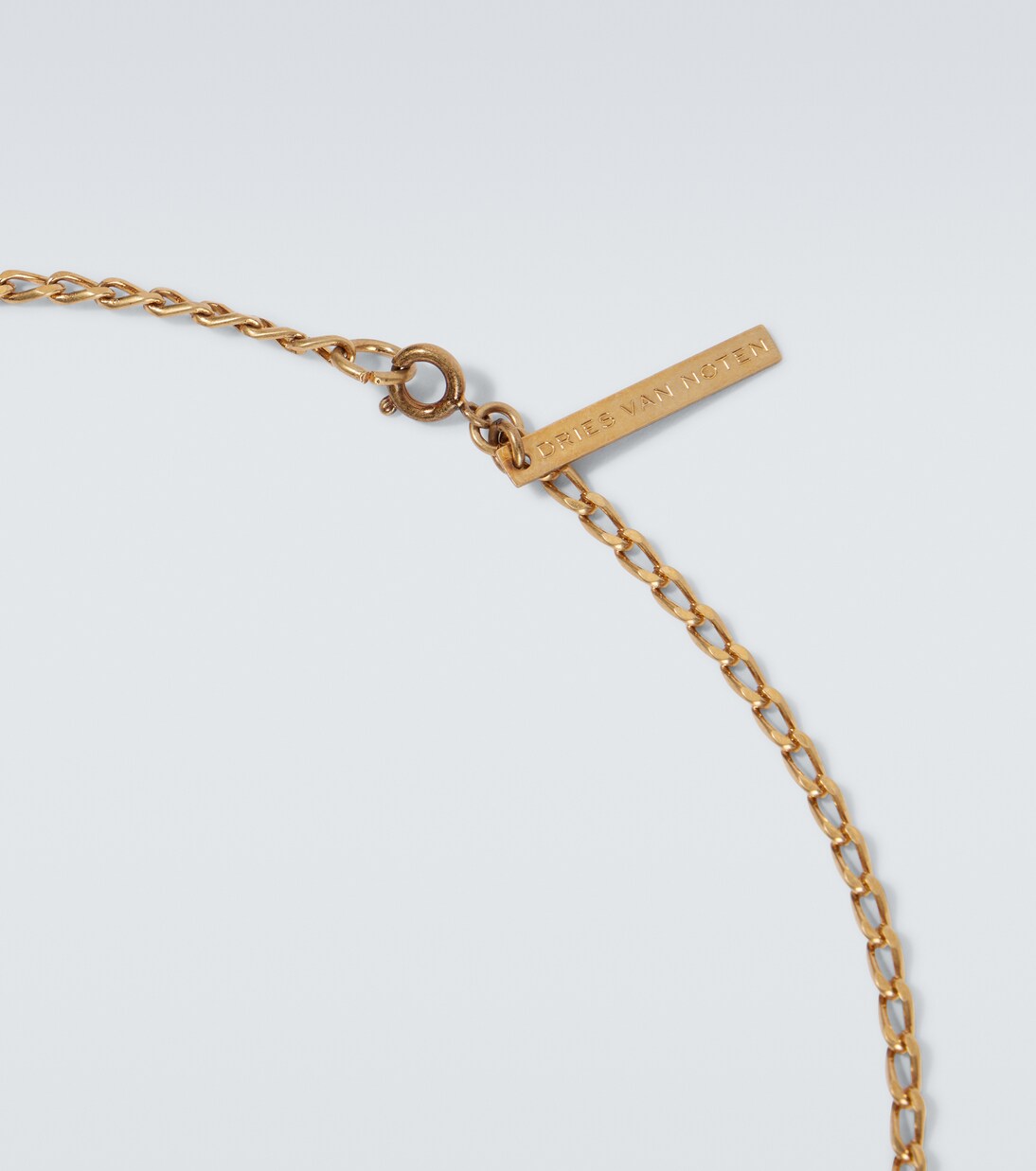 Gold-plated pendant necklace | Dries Van Noten