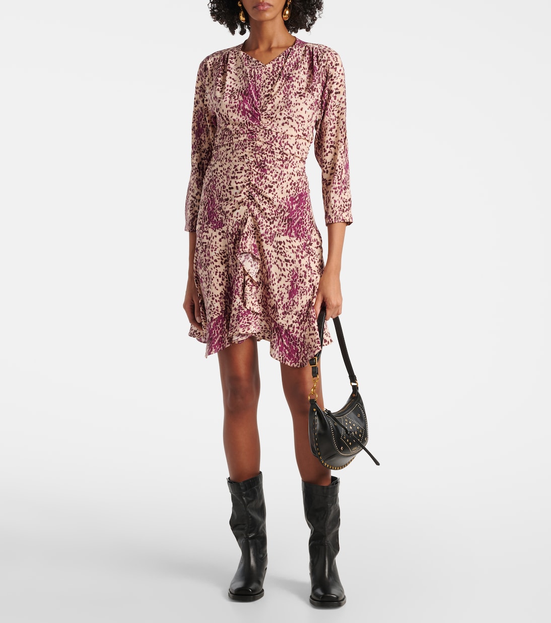 Minikleid Octavia aus einem Seidengemisch | Isabel Marant