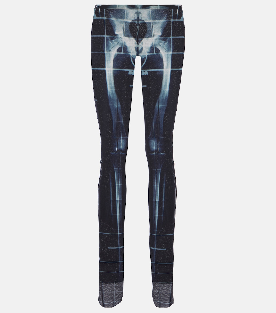 Gerade Hose Squeletor aus Mesh | Jean Paul Gaultier