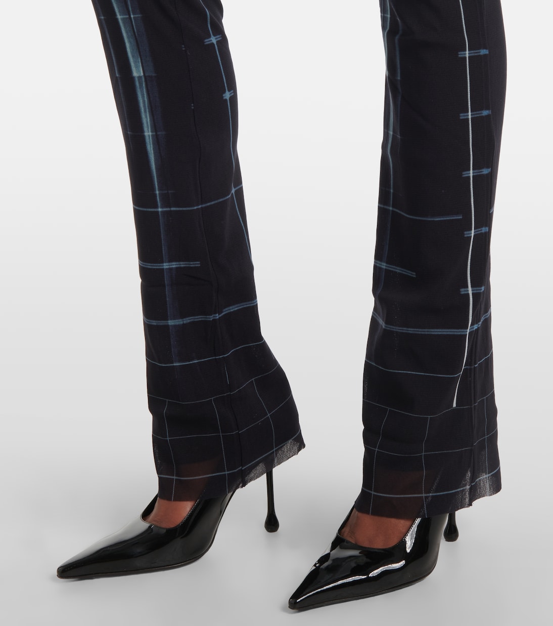 Gerade Hose Squeletor aus Mesh | Jean Paul Gaultier