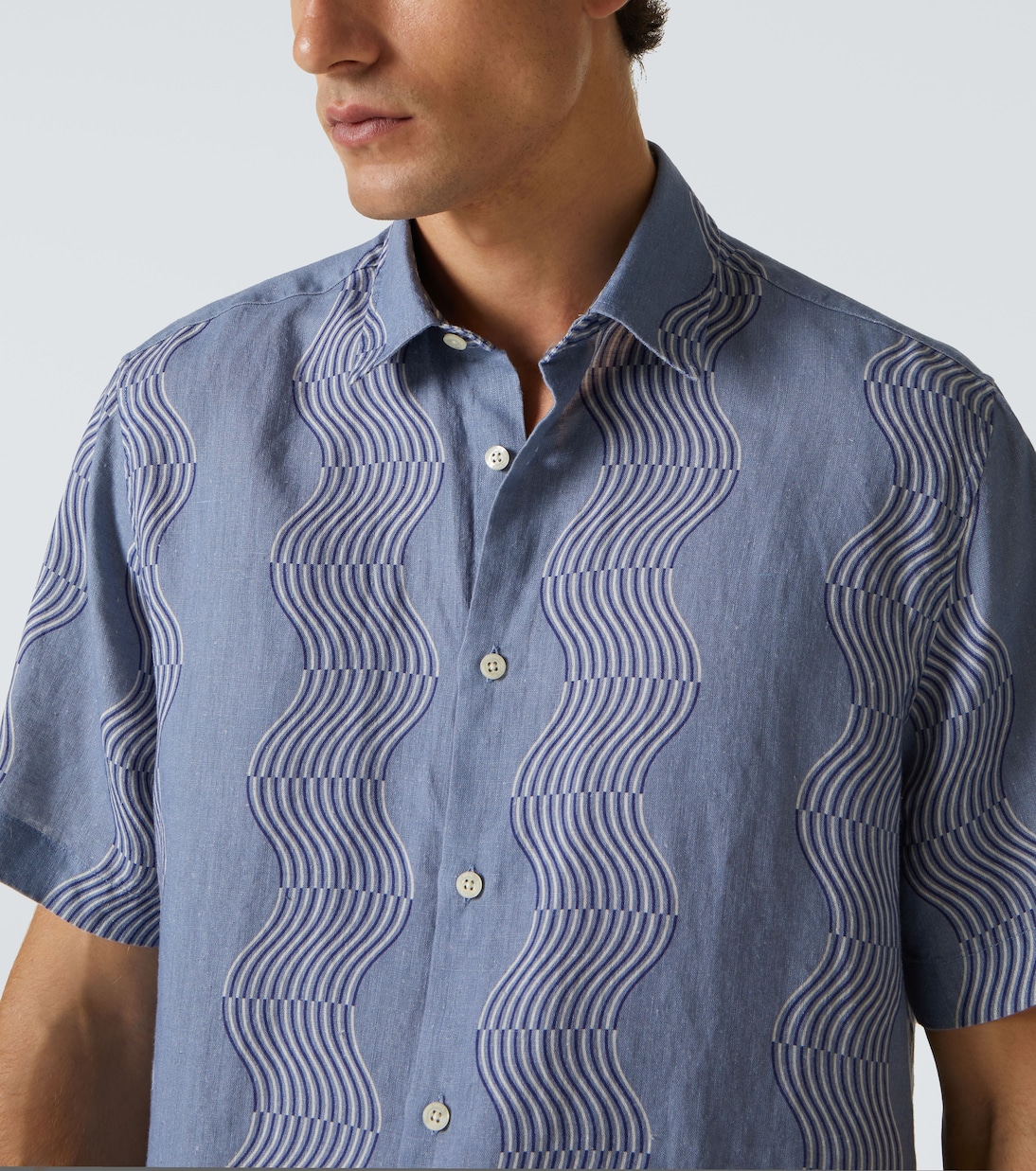 Chemise Castro imprimée en lin | Frescobol Carioca