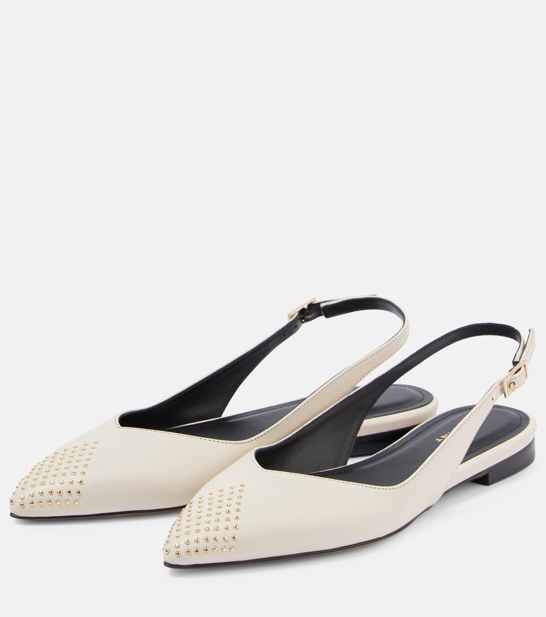 Verzierte Slingback-Ballerinas Branee aus Leder | Isabel Marant
