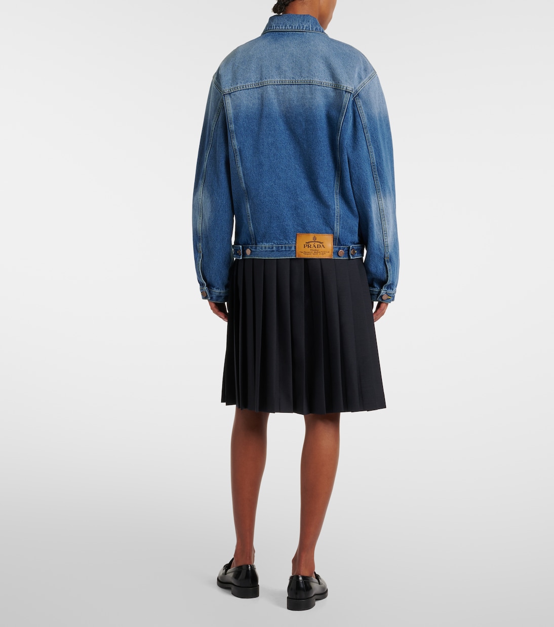 Oversize-Jeansjacke | Prada