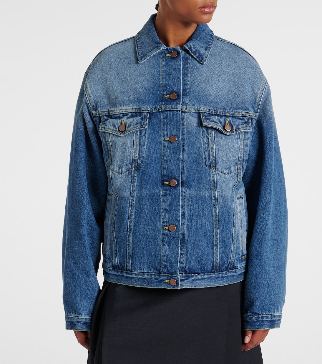 Oversize-Jeansjacke | Prada