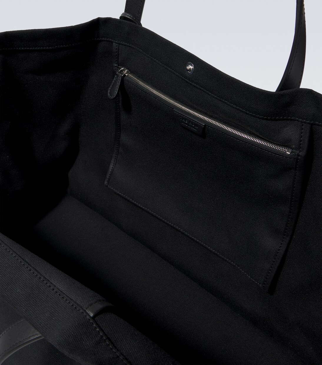 Tote Bag Idaho XL aus Canvas mit Leder | The Row